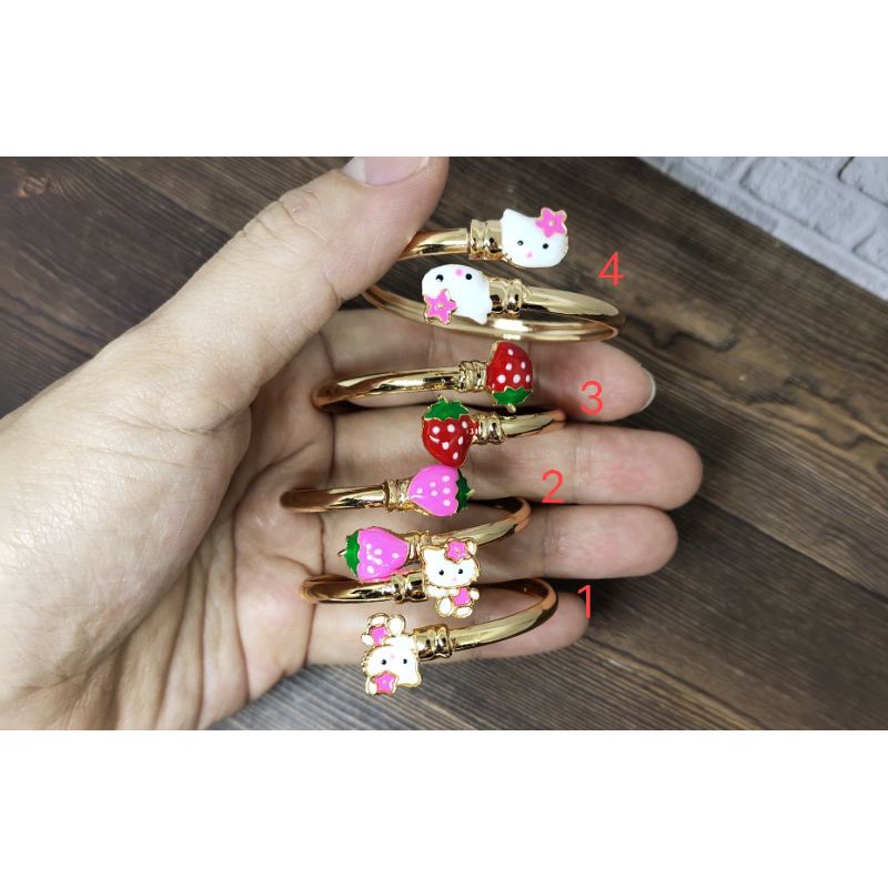 Fifi Fashion Gelang Tangan Xuping Untuk Anak Cat Model Perhiasan Lucu(1-4)28#