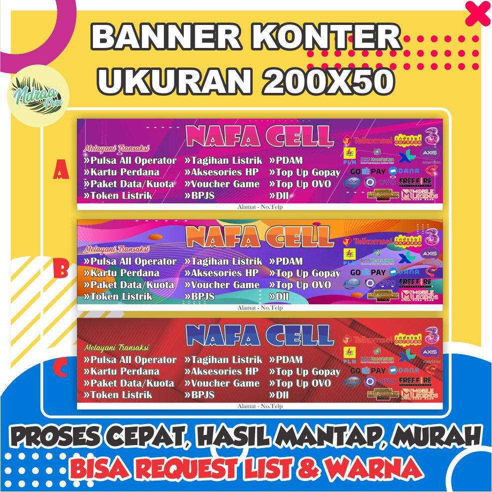 Banner Konter 200X50