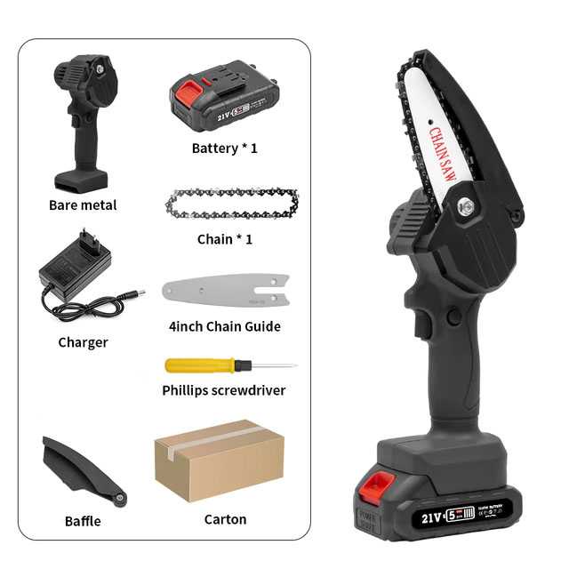 Hilda Gergaji Mesin Cordless Chainsaw 500W - HD20V