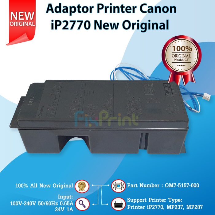 Adaptor Canon IP2770 MP237 MP287 New Original Power Supply Printer IP 2770 MP 287 MP 237 MP-287