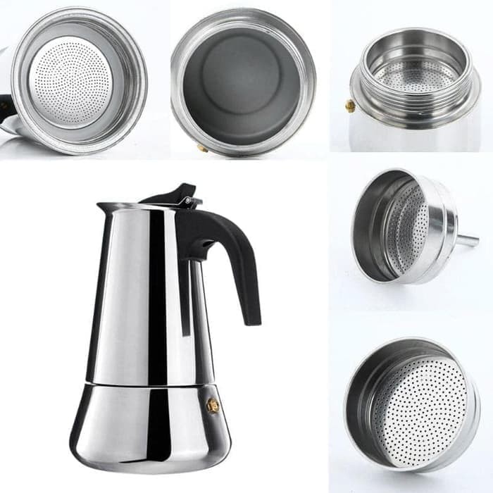 Teko Kopi Pot Stainless Espresso / Coffee Maker