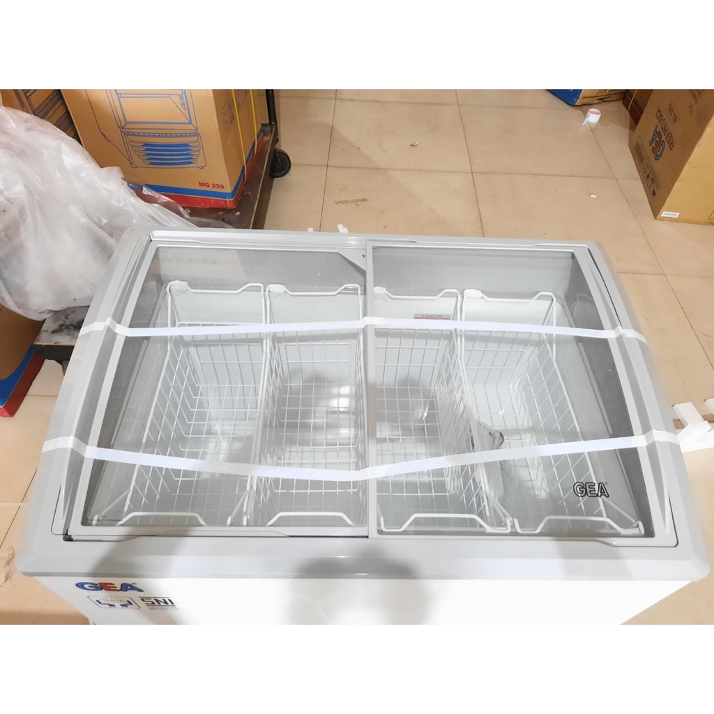 GEA SD 303 CHEST FREEZER BOX SD303 303 LITER LEMARI PEMBEKU SLIDING