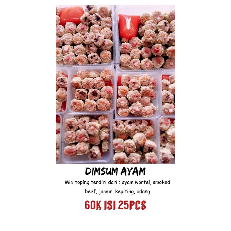 

Dimsum ayam isi 25 enaakkk