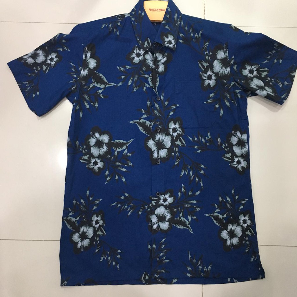 KEMEJA MAN HASSENDA / KEMEJA MOTIF CASUAL / BAJU PRIA / BIG SIZE / JUMBO SIZE