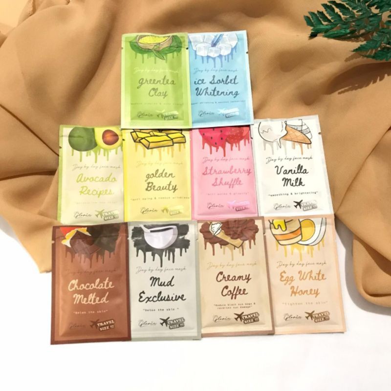 LEA GLORIA TRAVEL SIZE / MASKER BY LEA GLORIA / MASKER BY LEA / MASKER ORGANIK /MASKER WAJAH ORGANIK