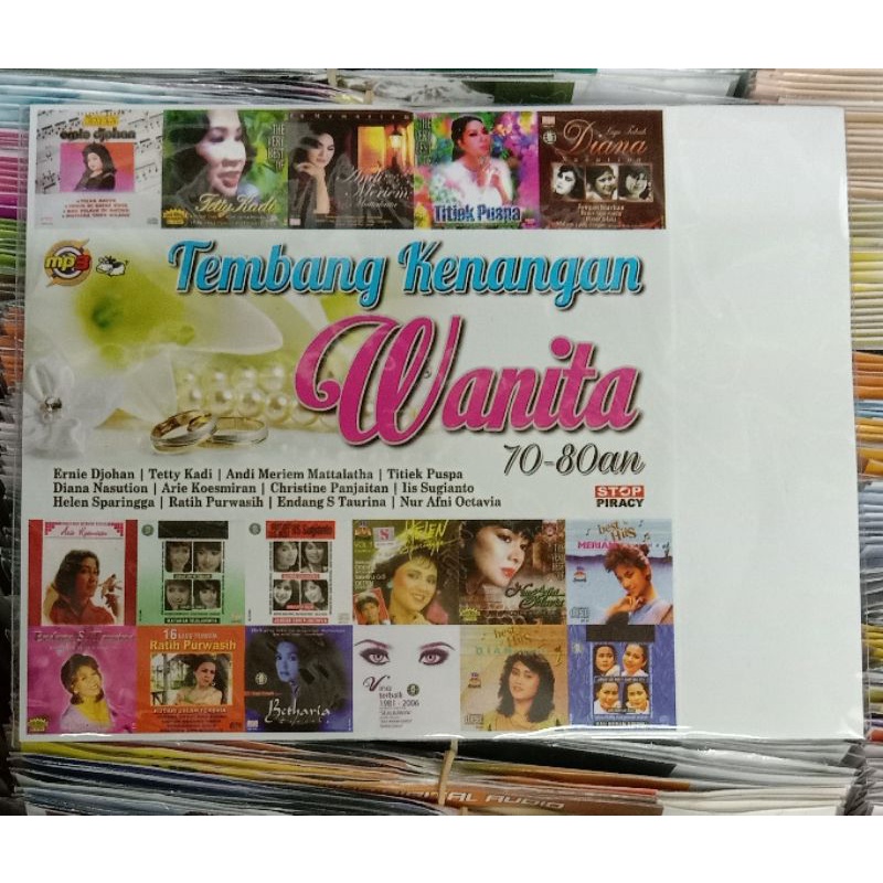 Kaset MP3 Tembang kenangan wanita 70-80 an
