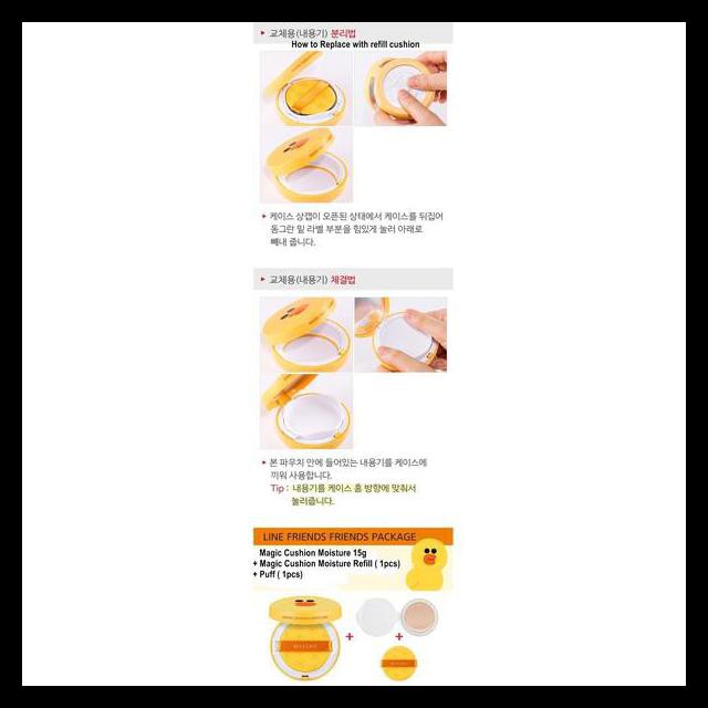 Distributor Lips1062 Missha Line Friends M Magic Cushion Moisture Package Spf 50 Pa Missha Line