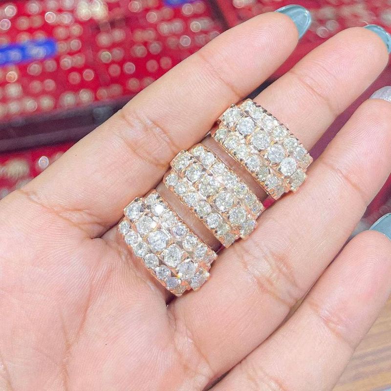 cincin baris 3 tingkat berlian medan