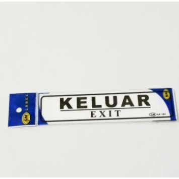 

Acrylic KELUAR / EXIT