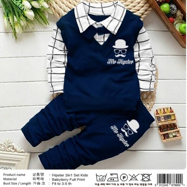 Baju Anak Laki Laki 18 St Amerikano 2in1 Anak Cowo Umur 2 3 Tahun St Anak Cowok Kemeja Kerah Shopee Indonesia