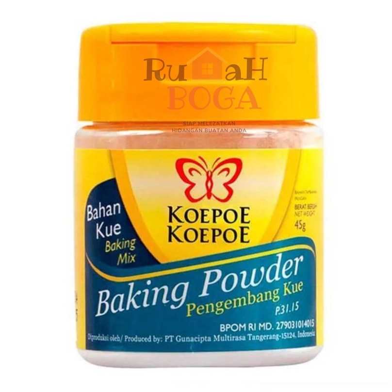 

Kopoe KOEPOE KOEPOE Kupu Kupu Kupukupu Baking Powder 45gr 45 gr gram