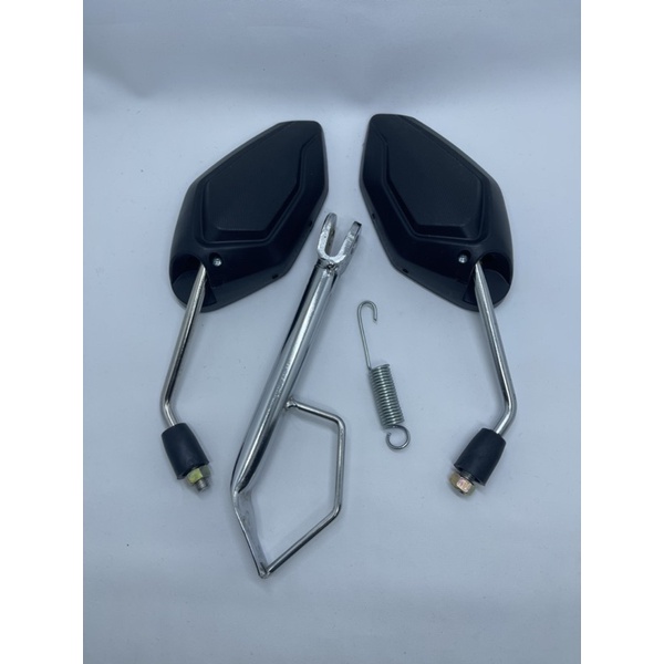 Paket Honda matic-Spion Honda Vario Standar Tangkai Chrome + Standar Samping Ring 14 Honda Chrome