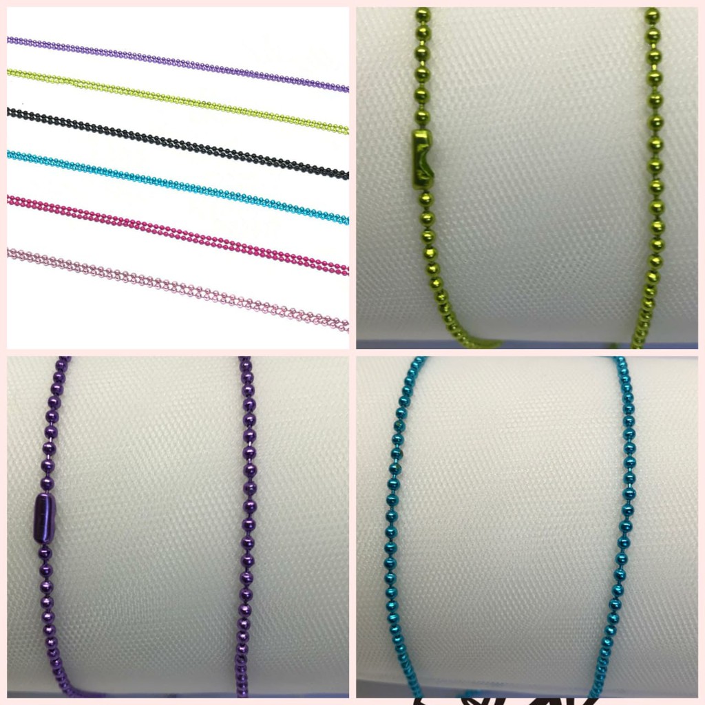 1 BUAH - KALUNG RANTAI BULAT LADA MERICA