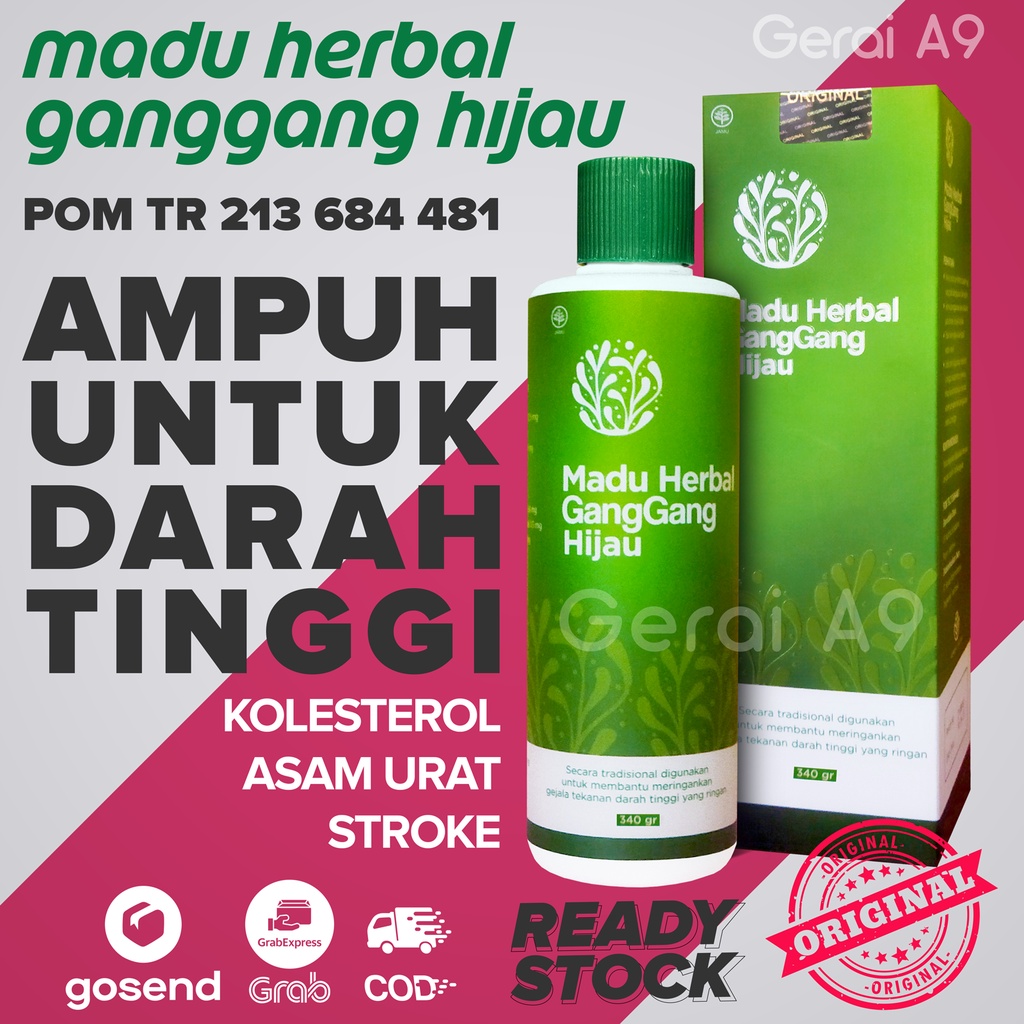 Madu Herbal Ganggang Hijau Asli BPOM Solusi Darah TInggi Hipertensi Kolesterol