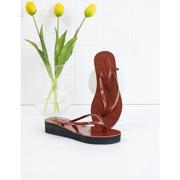 Arlaine - Maura Sandal Jepit Wedges / isrin isran / Platform Sandal / Sandal Eva