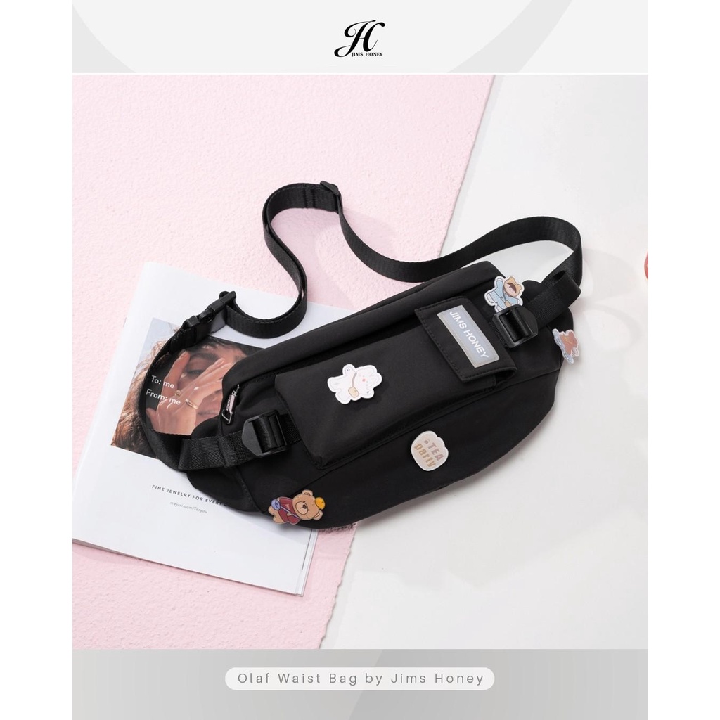 Jims Honey Olaf Waist Bag Tas Selempang Pria Wanita