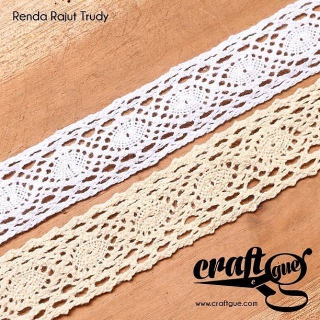 Renda Rajut Trudy (Meter)