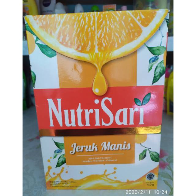 Nutrisari Rasa Jeruk Manis 750 gram