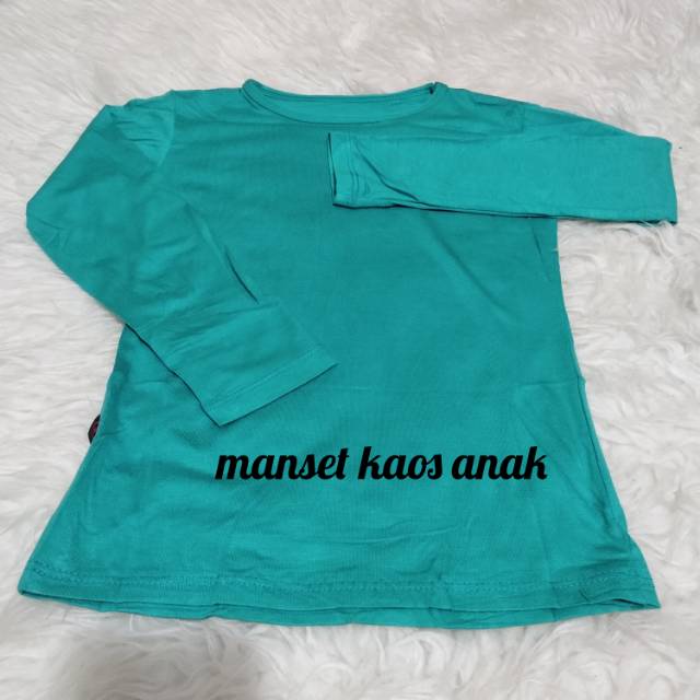 Manset Kaos Oblong Anak umur 3-6 tahun Bahan Rayon Super