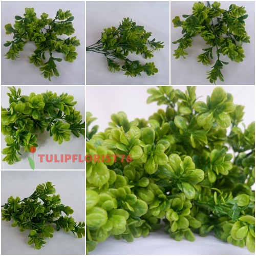 Daun Rumput kecil Plastik Artificial