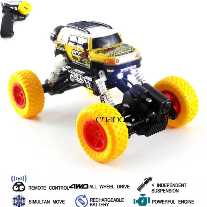 Mainan Mobil Remot Kontrol Rc Offroad Climbing 4WD
