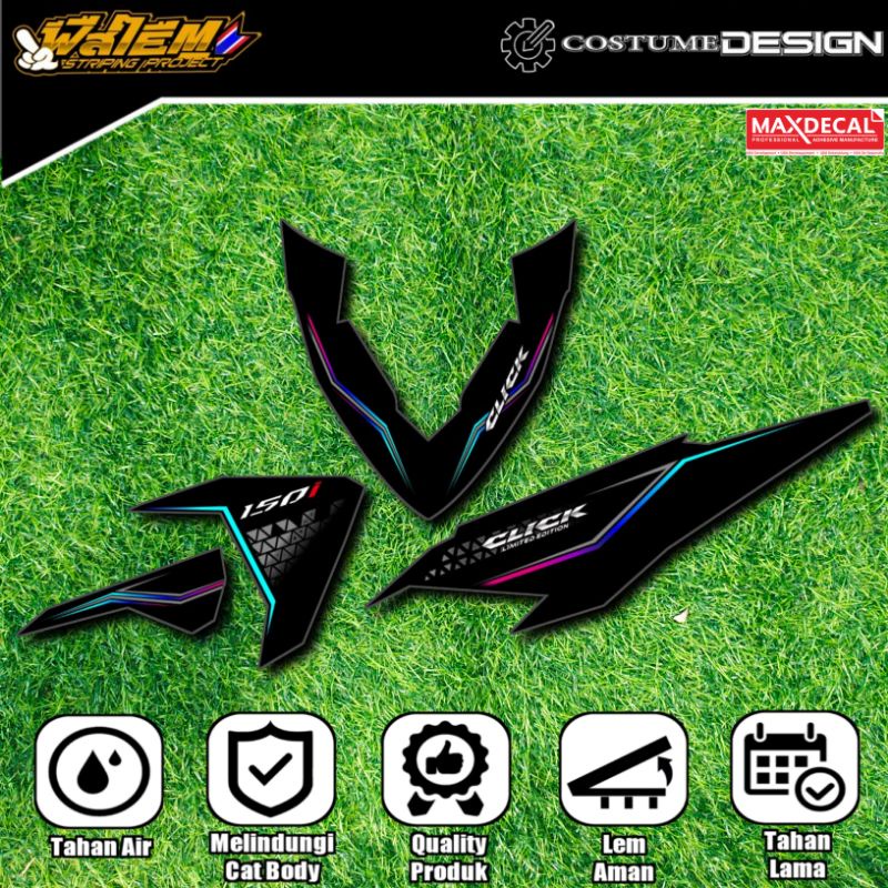 STRIPING VARIO LED 125 150 OLD VARIO 2015 2017 CLICK LIST RAINBOW