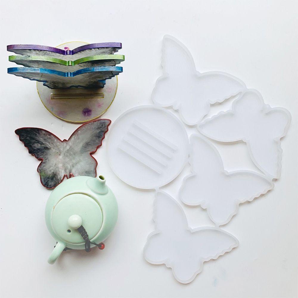 Solighter Cetakan Resin Epoxy Dekorasi Rumah Alat Kristal Handmade Tatakan Silicone Mould
