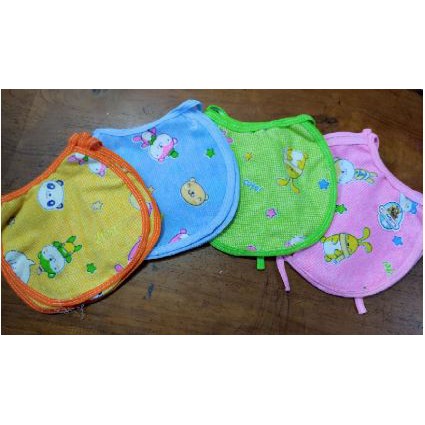 6 PC TADAH ILER / tatakan makan /tadah liur /alas dada / slabber /celemek bayi / Celemek Makan Liur Bayi