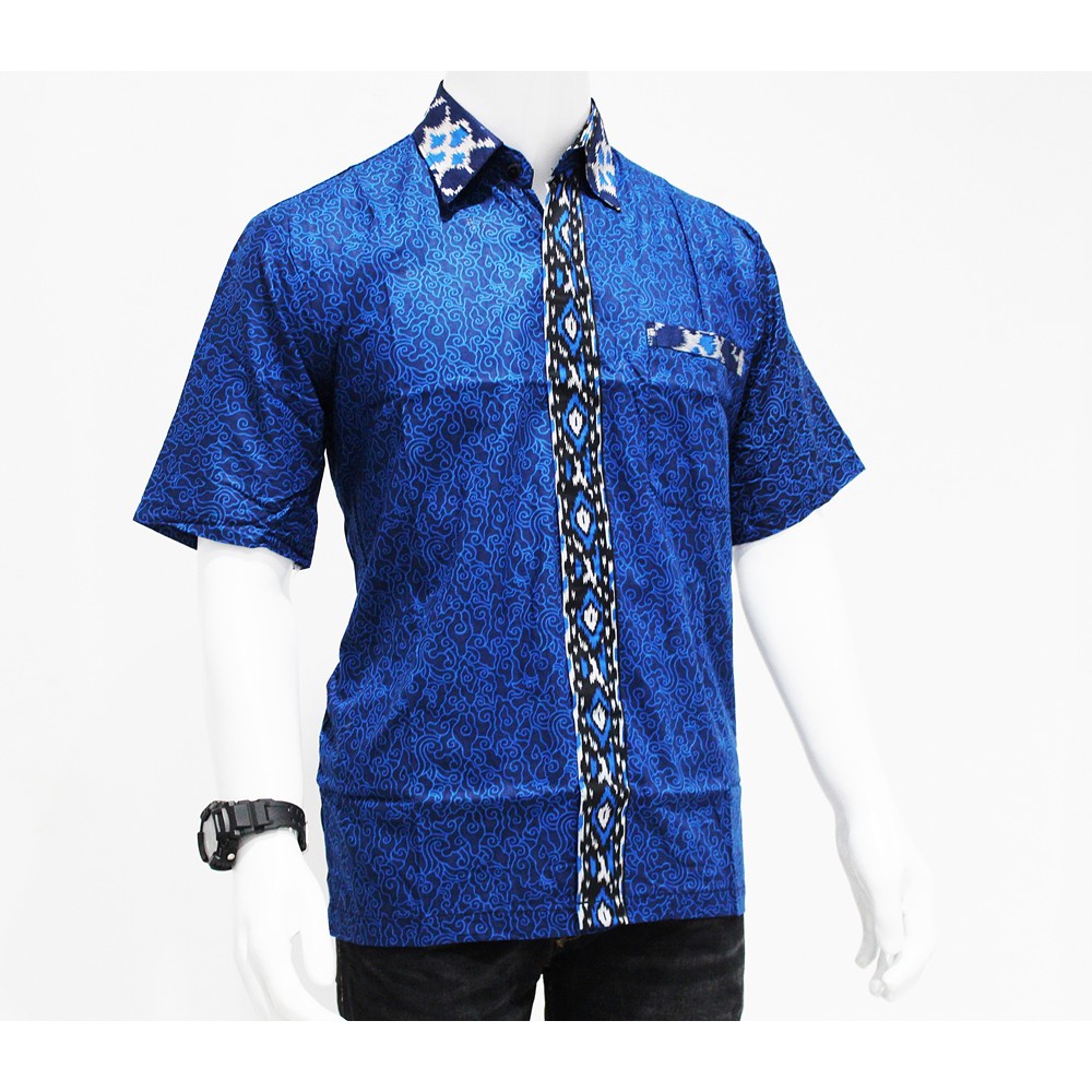 PROMO CUCI GUDANG !!! Batik Pria / Kemeja Batik Modern Lengan pendek BATIK PRIA PEKALONGAN - TYPE RANDOM