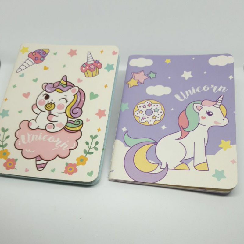 

Note Book Bergaris dan Kertas Berwarna dengan Samping Dijahit