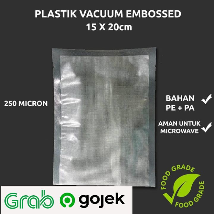 TRAVELMATE PLASTIK VAKUM SEALER / PLASTIC VACUUM BAG (Embossed)/SERBAGUNA