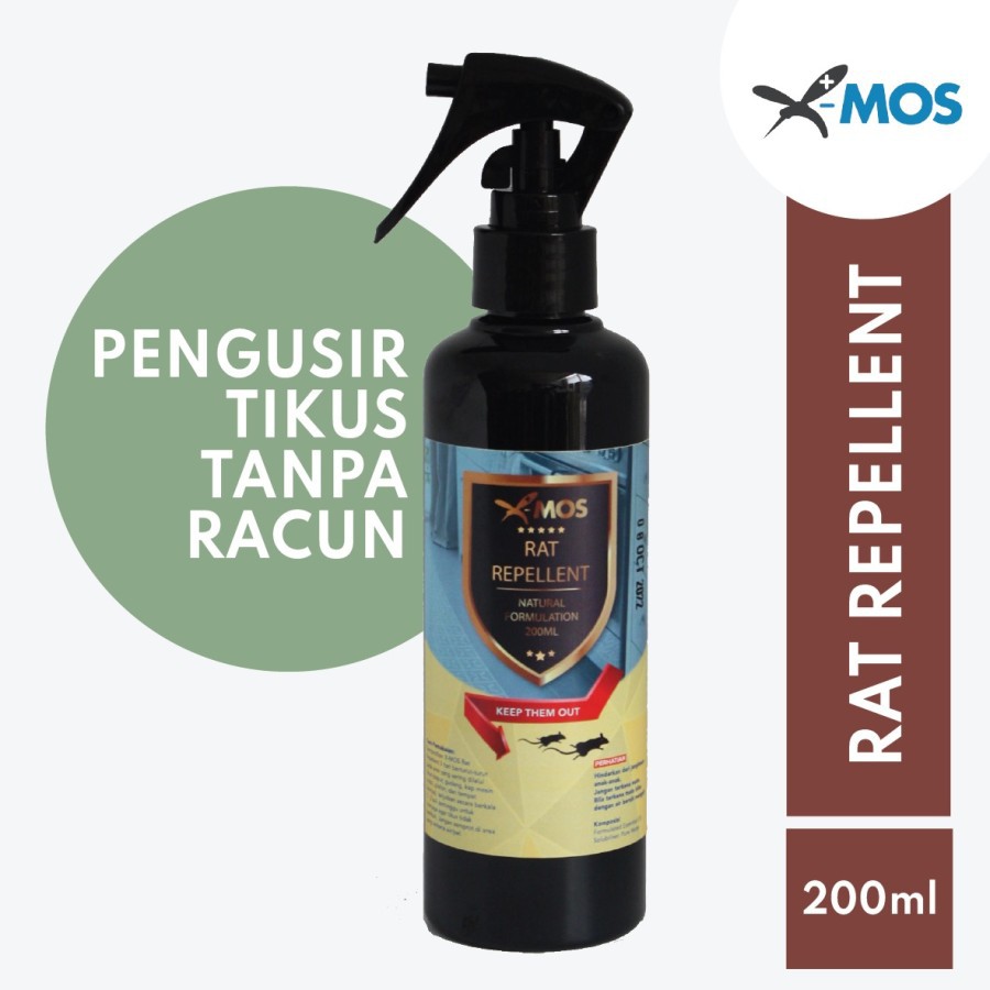 X-MOS Rat Repellent 200ML Spray Pengusir Tikus Mobil / Rumah