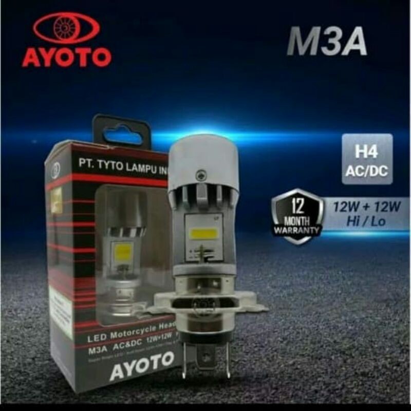 Bohlam Ayoto M3a-Ayoto M3a-lampu led motor-Bohlam led-Ayoto murah
