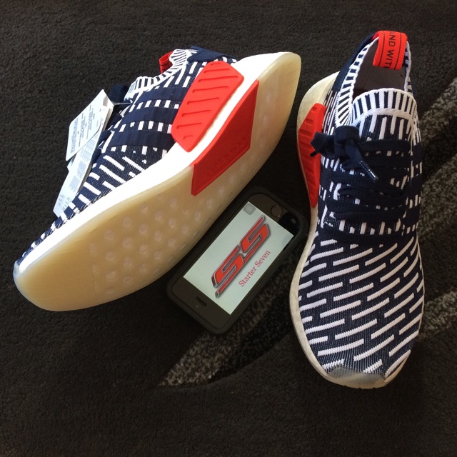 Adidas NMD R2 PK Navy Glitch Authentic 100% Original