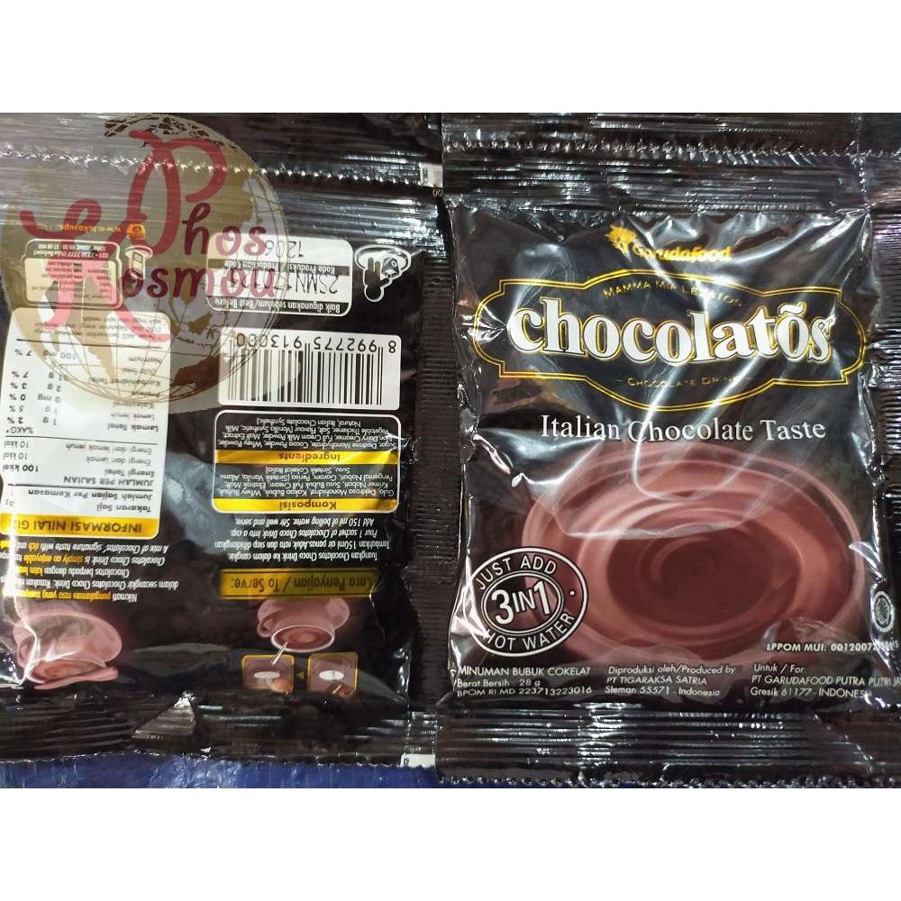 

Chocolatos Chocolate Drink Renteng isi 10 sachet