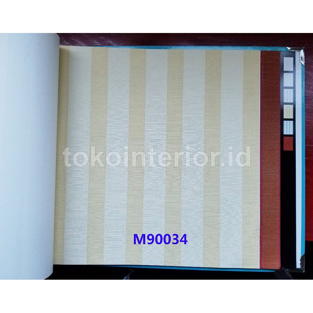 Wallpaper Dinding Minimalis Garis Vertikal 2 Warna