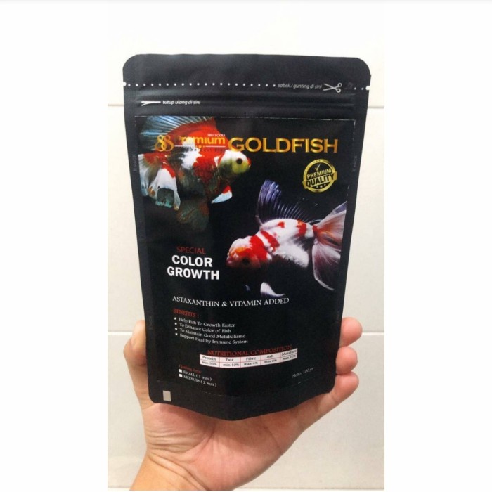 PREMIUM 88 - Goldfish Special Color And Growth 100 Gram