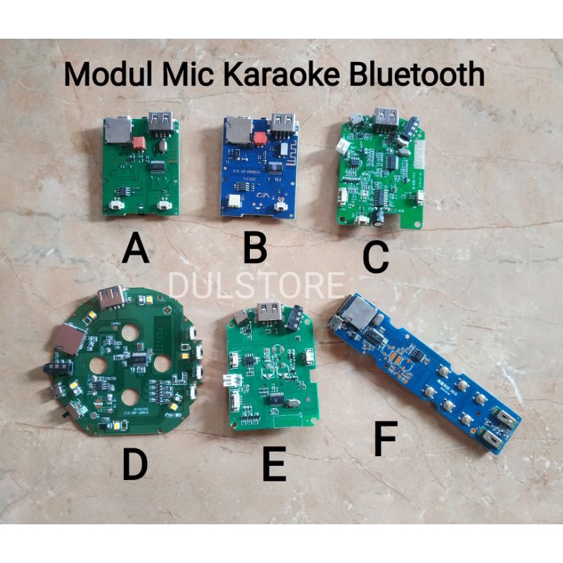 Modul Mic Karoke / MP3 Bluetooth bisa musik box, copotan
