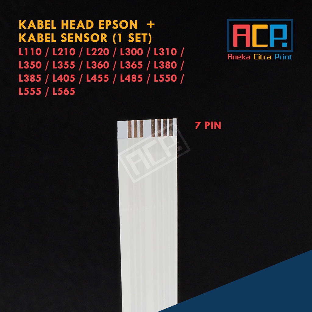 Kabel Fleksibel Head dan Sensor 1 set - Epson L110 L210 L300 L310 L350 L360 L380 L385 L405 L455 L550