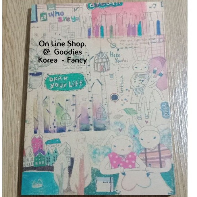 

Buku Gambar 2 in 1 Craft N Putih Ori Korea Ready Stock