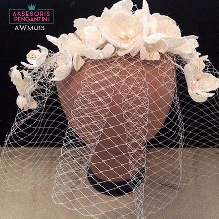 [SIAP KIRIM] TIARA RAMBUT HEADPIECE WEDDING AKSESORIS PENGANTIN HAIRBAND AWM013