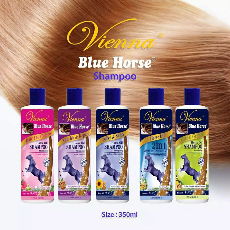 VIENNA Blue Horse Shampoo Kuda 350ML