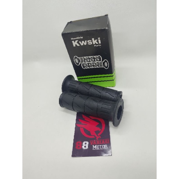 Promo Set Handgrip Kaze dan Jalu Stang Fu Crome Besar Universal Semua Motor Bisa Pakai