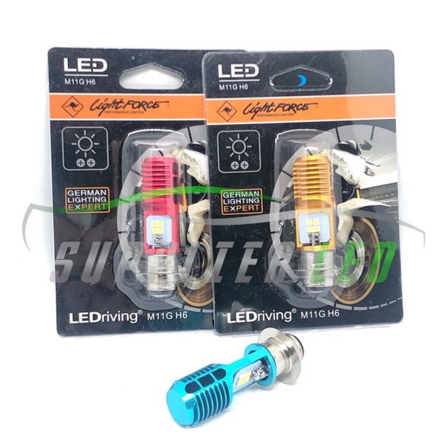 Lampu Led Motor Socket H6 8 Mata Led Light Force