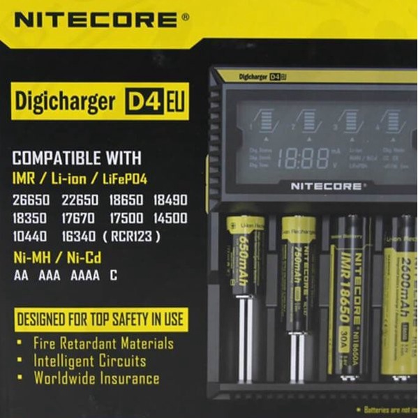 CHARGER NITECORE - NITECORE CHARGER - AUTHENTIC