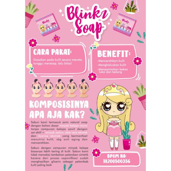 [Agen Resmi] Blinkz Soap PROMO BUNDLE/ Sabun Pencerah Wajah Dan Badan BPOM