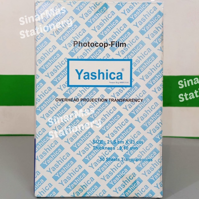 

YASHICA Film OHP - Plastik transparency film 0.10 mc promo