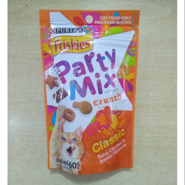 Jual Friskies Party Mix 60gr/SNACK KUCING Indonesia