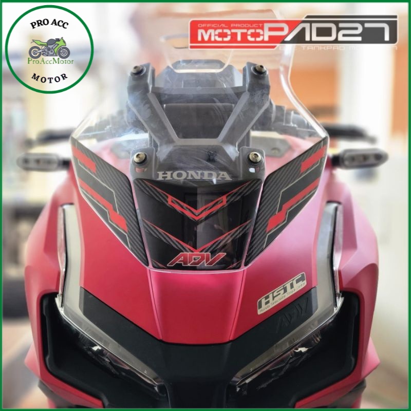 Stiker Visor ADV 160 Sticker Windshield ADV 160 Resin