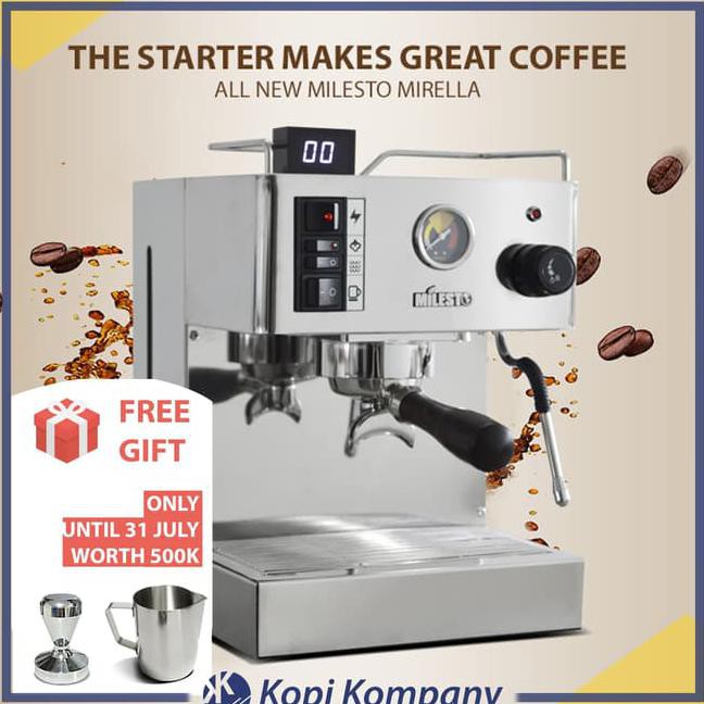 Mesin Kopi Milesto Mirella Espresso Maker Cappucinno Latte Coffee